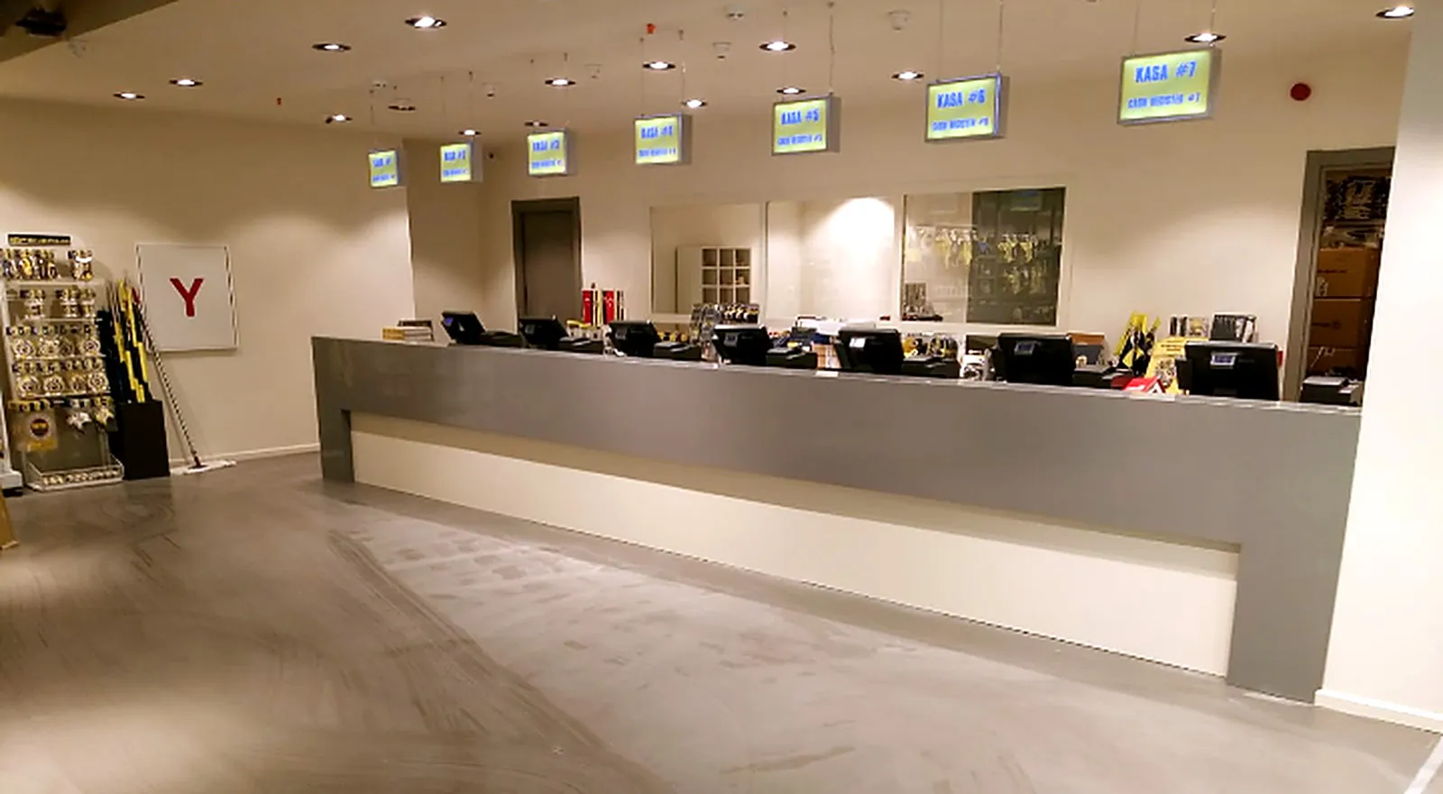 Mağaza Kasa Bankosu – Kaan Mobilya akrilik uygulama